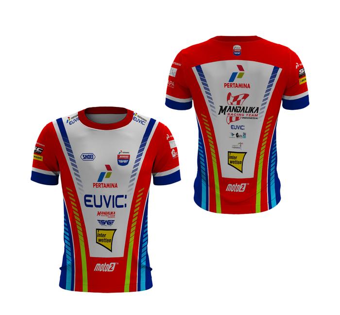 Gambar Kaos Mandalika Moto GP / Kaos Mandalika Rancing Team FullPrint - ART 3, S dari FikaStore undefined Tokopedia