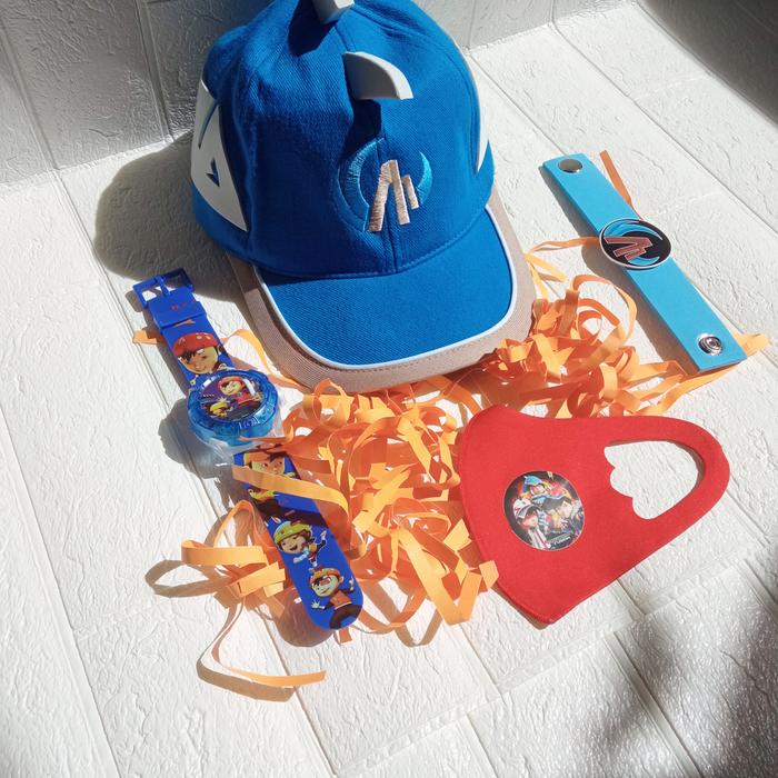 Gambar Topi boboiboy fusion yang lagi trend - glacier, S dari akhsanikhsanshop undefined Tokopedia