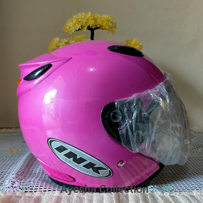 Gambar Helm Centro Polos Pink - Pink Rose dari AyeshaCollection1 undefined Tokopedia