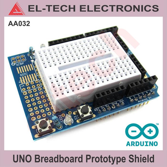 Gambar ARDUINO Module Shield UNO MEGA Prototype Board Breadboard - UNO dari ELTECH online undefined Tokopedia