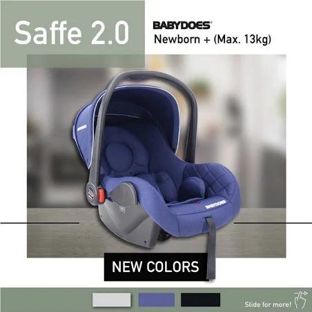 Gambar Carrier Carseat Babydoes Saffe 2.0 / Kursi Mobil Anak - Biru dari ModernMoms undefined Tokopedia