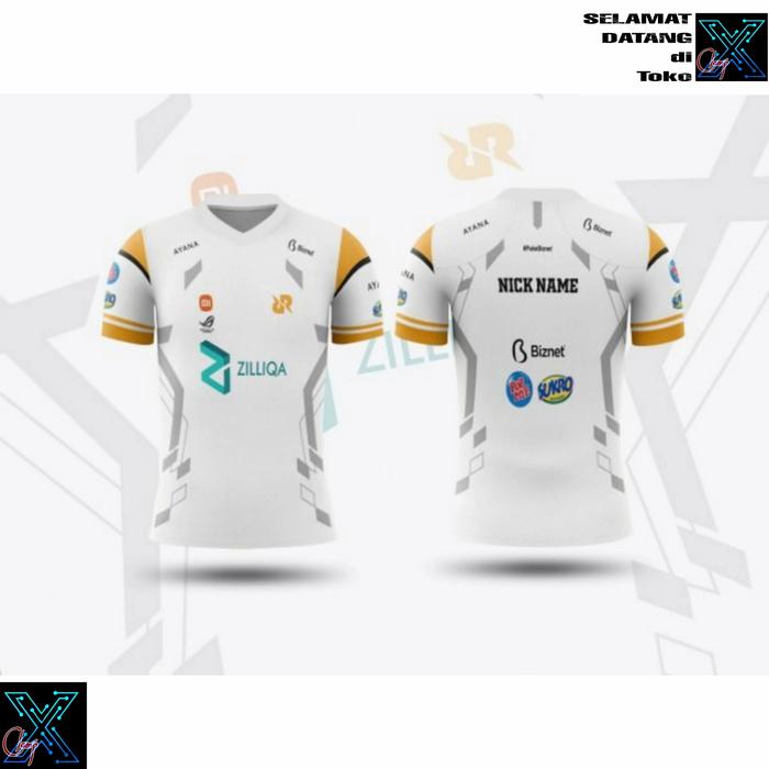 HOT Jersey Gaming Esport Baju Kaos Rrq Baju Kaos Jersey