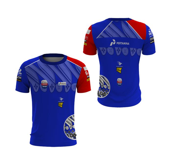 Gambar Kaos Mandalika Moto GP / Kaos Mandalika Rancing Team FullPrint - ART 1, S dari FikaStore undefined Tokopedia