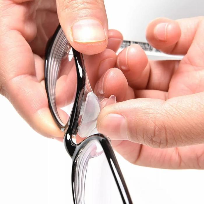 Gambar Nosepad Tempel Silicon Pengganjal Kacamata Pada Hidung Bahan Empuk - Putih dari R&F Eyewear undefined Tokopedia