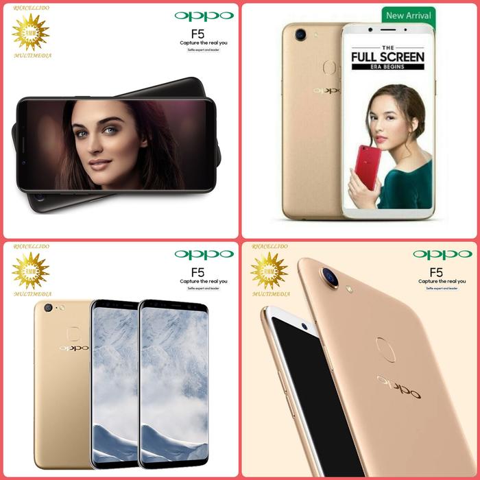 Jual OPPO F5 4/64GB 4/32GB GARANSI TAHUN Hitam, 4/64 Kota