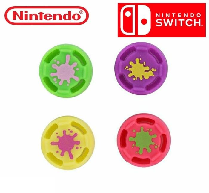 Gambar Thumb Grip Analog Cap Joy Con Joycon Nintendo Switch Splatoon HORI CN - Merah Muda dari waroengame M2SQ undefined Tokopedia