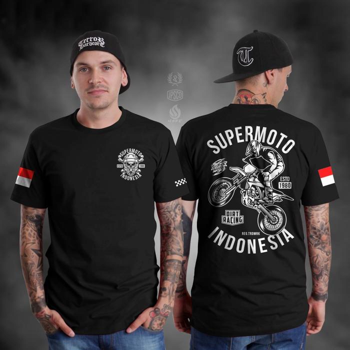 Gambar kaos supermoto herex hitam kaos distro supermoto baju supermoto shirt - supermoto cd 01, M dari shouters undefined Tokopedia