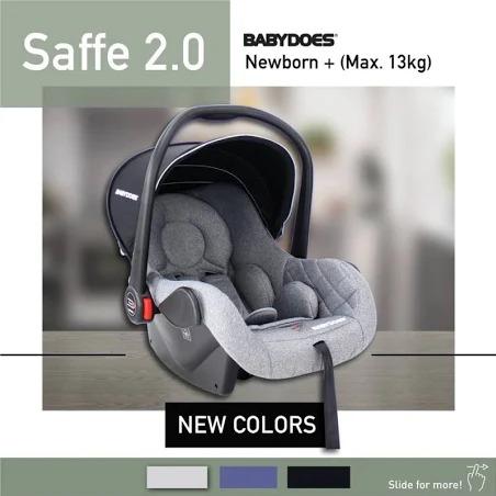 Gambar Carrier Carseat Babydoes Saffe 2.0 / Kursi Mobil Anak - Abu-abu dari ModernMoms undefined Tokopedia
