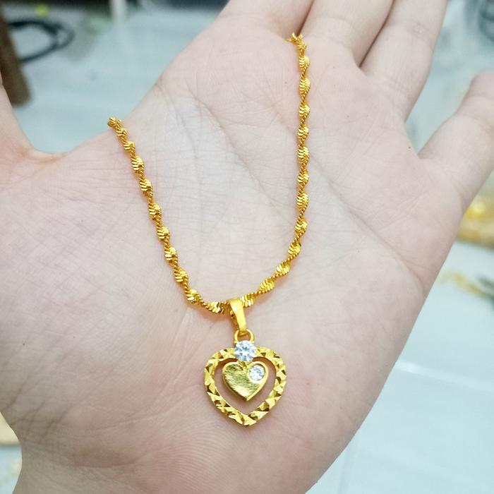 Gambar kalung koin - motiv 2 dari oliajewelry undefined Tokopedia