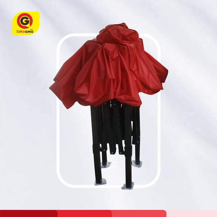 Gambar Tenda Lipat 2x2 Medium - Tenda Matic - Folding Tend 2 x 2 - Merah dari toko gmg jogja & Vetran Energy undefined Tokopedia