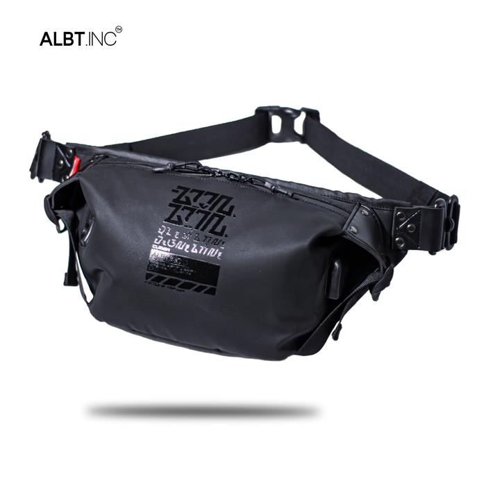 Gambar ALBT CURSA Waist Bag / Tas Selempang Original Albt.inc - HitamSblnHitam dari ALBT.INC undefined Tokopedia