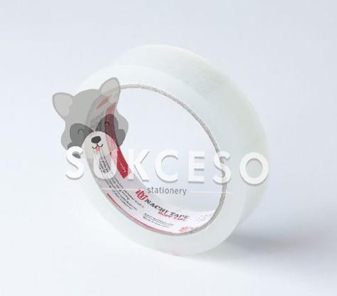 Gambar Nachi Isolasi 24mm x 72 Yard Stationery / Solasi Bening Kertas Murah dari SUKCESO Official undefined Tokopedia