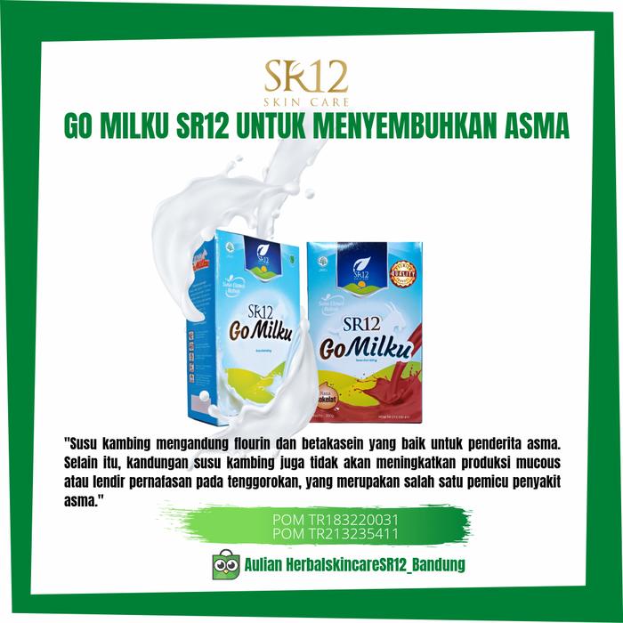 Gambar SUSU ASMA/SUSU KAMBING ETAWA BUBUK GO MILKU SR12 - Coklat 200gr dari Aulian HerbalskincareSR12_Bandung undefined Tokopedia