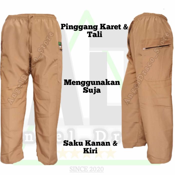 Gambar Celana Sirwal Dewasa Terlaris Ukuran S,M,L,XL,XXL,3XL,4XL - Mocca, 4XL dari Asiah Muslim Store undefined Tokopedia