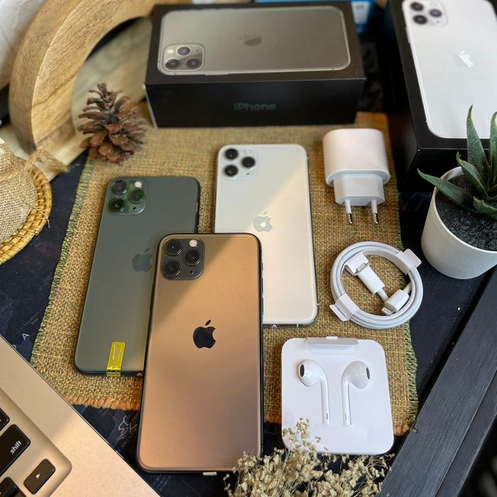 Gambar Second Original iPhone 11 Pro 64Gb Green, Dual Sim Fisik Nano-nano - Silver Single, 64GB SINGLE SIM dari Mailgadgetstore undefined Tokopedia