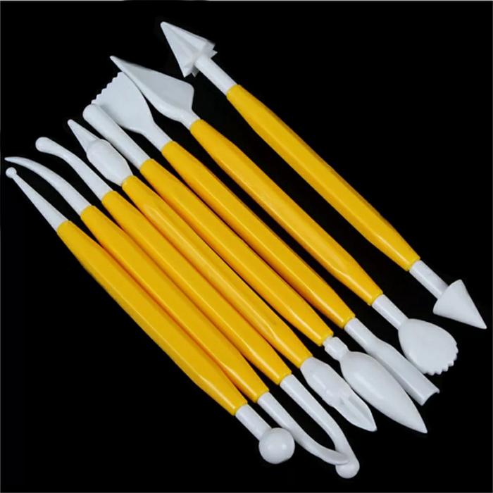 Gambar Modelling Tools / Alat Dekorasi Fondant - Kuning dari Opal Baking Tools undefined Tokopedia