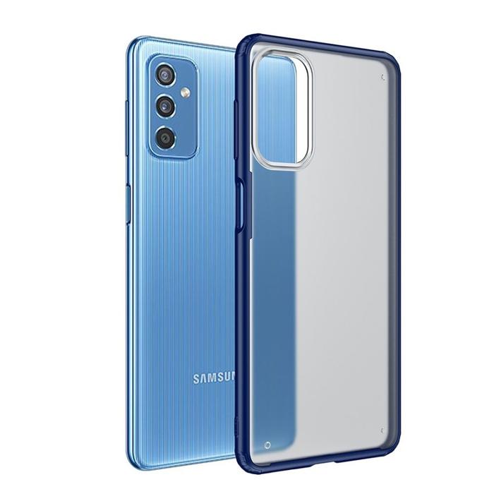 Gambar SAMSUNG GALAXY M52 5G HARD CASE MATTE FROSTED TRITONE SERIES WLONS - Biru dari deer case undefined Tokopedia