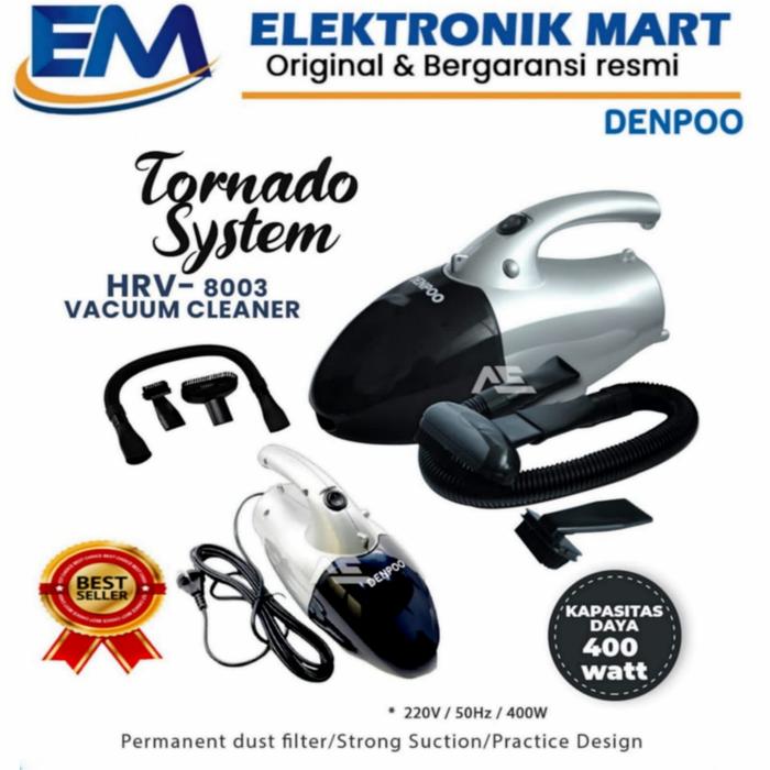 Gambar Denpoo Vacuum Cleaner Silver HRV 8003 Tornado System dari ELECTRONIK MART_NEW undefined Tokopedia