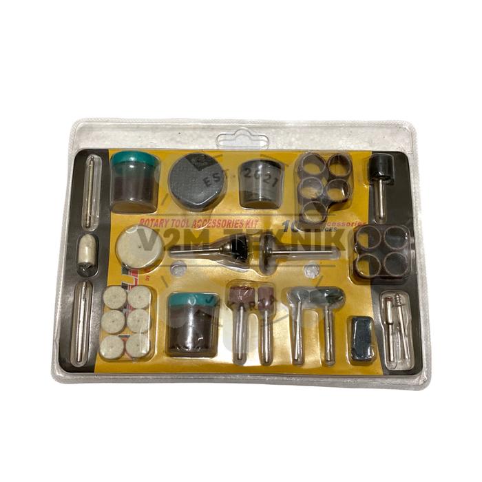 Gambar Mata Gerinda Mini Set - Mata Diamond Mini Grinder Set 105 Pcs - Kuning dari V2M Teknik undefined Tokopedia
