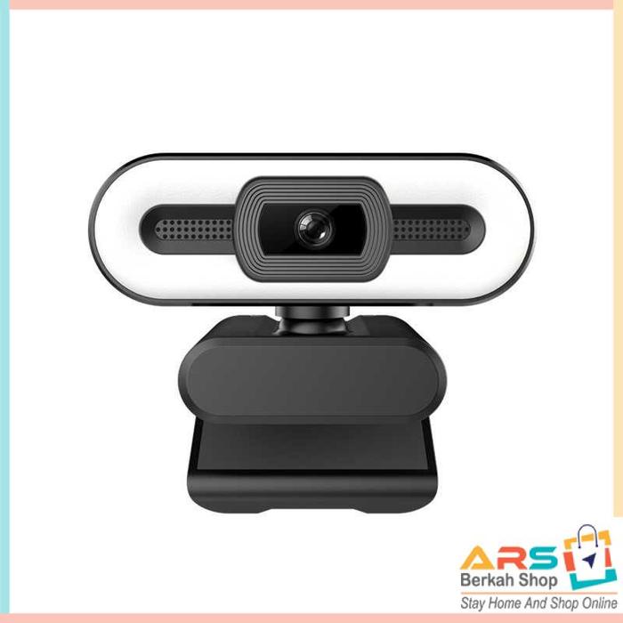 Hd Webcam Desktop Pc Laptop Video Conference 1080p With Ring Light