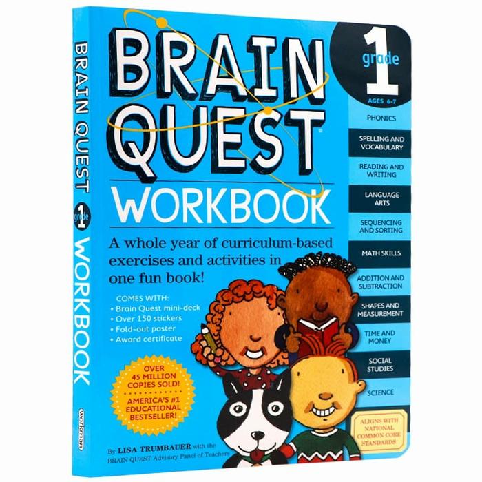 Gambar Brain Quest Workbook - Grade - 1 dari CHILDREN BOOK undefined Tokopedia