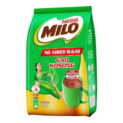 Gambar Milo Instant Gao Kosong NoAdded Sugar / Milo Tanpa Gula Singapore 750G dari OchaaStore undefined Tokopedia