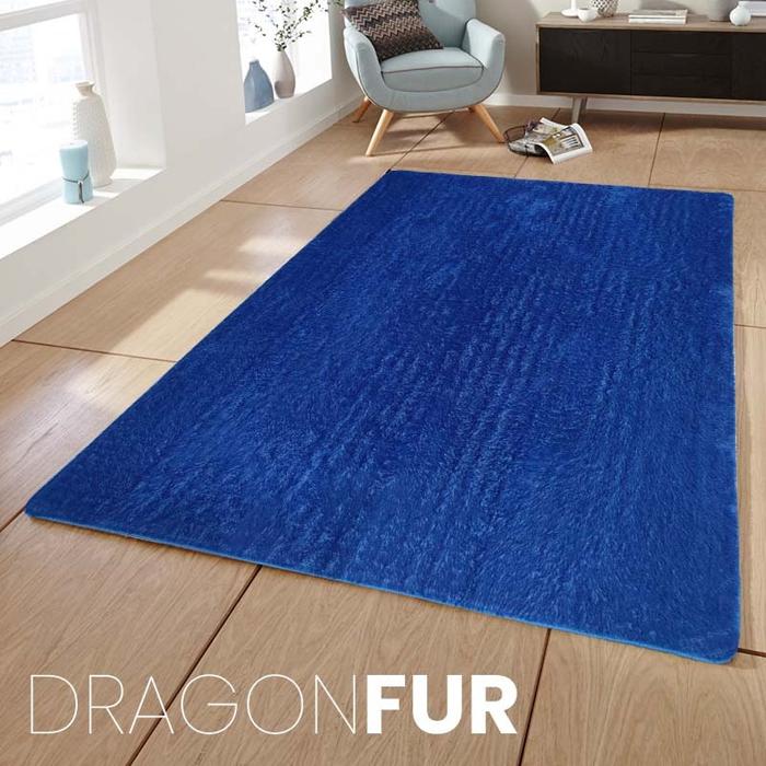 Gambar [DLUXE CARPET] KARPET RASFUR BUSA MALAYSIA UK 90X150, 120X180, 180X200 - D.BLUE, 90 X 150 dari D'luxe Carpet undefined Tokopedia