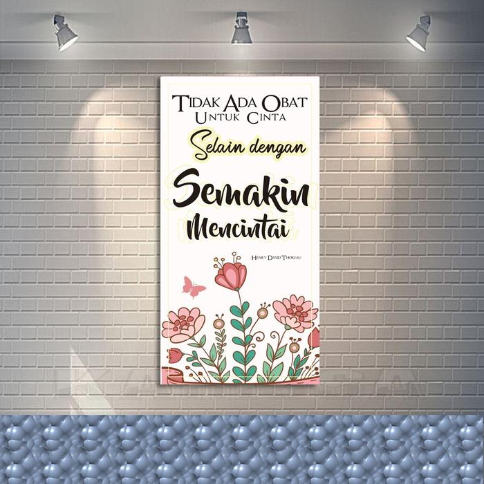 Gambar Hiasan dinding Kata Cinta Pajangan Ruang Tamu Dekorasi Kamar Tidur - WD2 dari KARISSUT undefined Tokopedia