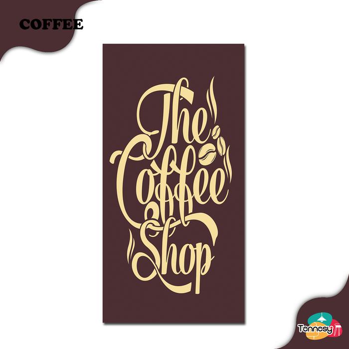 Gambar TENNESY Hiasan Dinding Aesthetic Kopi Quote Motivasi 10x20CM Wall Decor Pajangan Kafe Dekorasi Kamar - X1A dari Tennesy Kota Malang Tokopedia