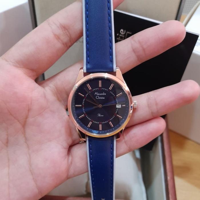 Gambar [ ORIGINAL ] Jam Tangan Wanita / Cewek Alexandre Christie 2973 AC 2973 - NAVY dari TOKOJAMKU_NEW undefined Tokopedia