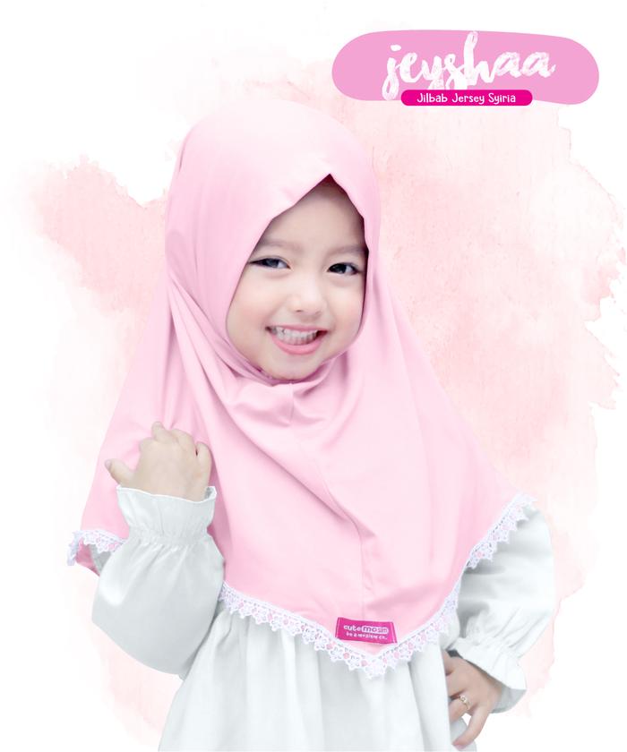 Gambar Jilbab Cutemoslem Jeyshaa- Jilbab Jersey Anak M - Pink muda, M dari Cutemoslem Store undefined Tokopedia