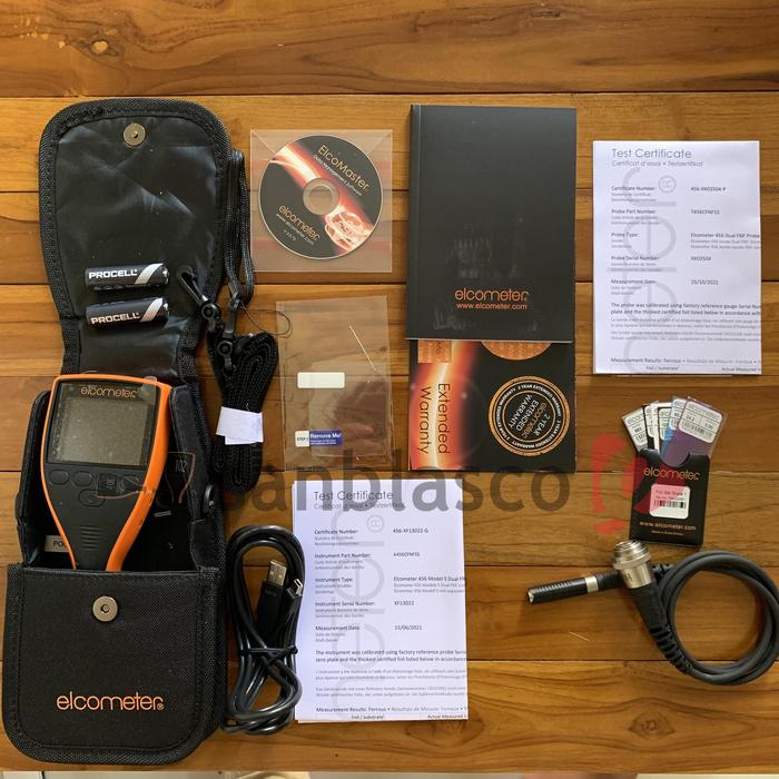 Jual ELCOMETER 456 DUAL FNF Model S A456CFNFSS + Probe 0 - 1500 micron
