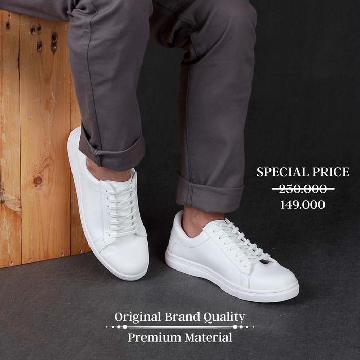 White Sneakers Best Casual Shoe Brand Jual Separu Putih Casual