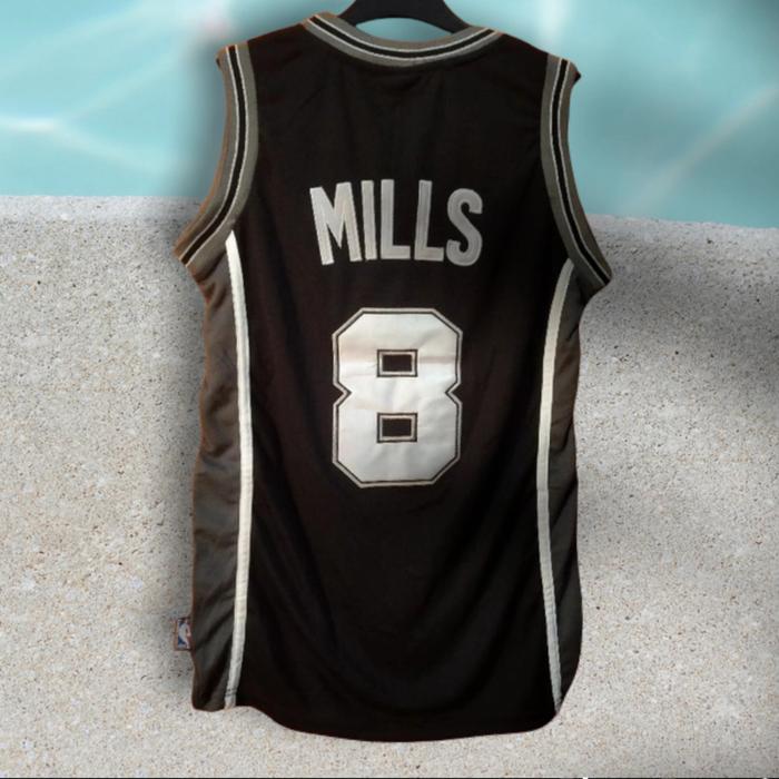 Gambar JERSEY BASKET NBA SPURS GRADE ORI 8 MILLS BAJU BASKET PRIA WANITA - Hitam, XS dari Dex&#39;s_dull_Shop undefined Tokopedia