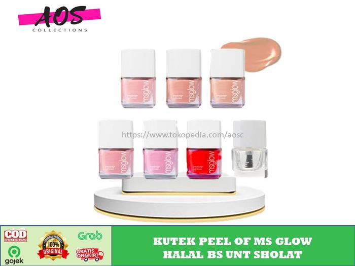 Gambar Ms Glow Nail Polish Peel Off Kutek Cat Kuku HALAL BISA DIBUAT Sholat - 03 dari AOS Collections undefined Tokopedia