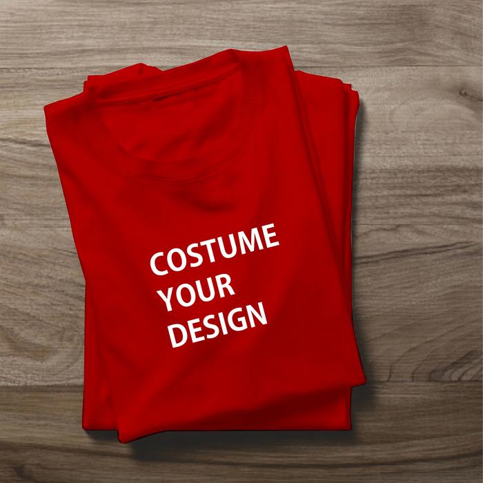Gambar kaos costume satuan, desain sesuai pesanan - Merah, All Size dari Sabdatama co undefined Tokopedia