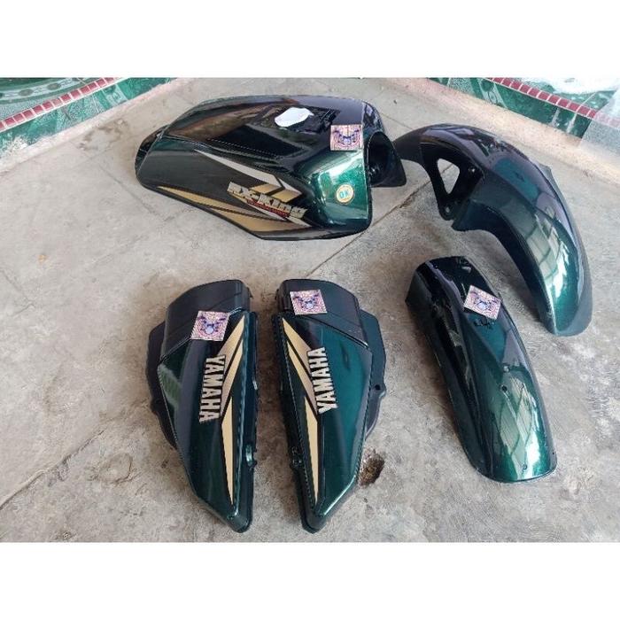 Gambar Tangki dan body sett rx king warna hijau botol dari RDU Motor undefined Tokopedia