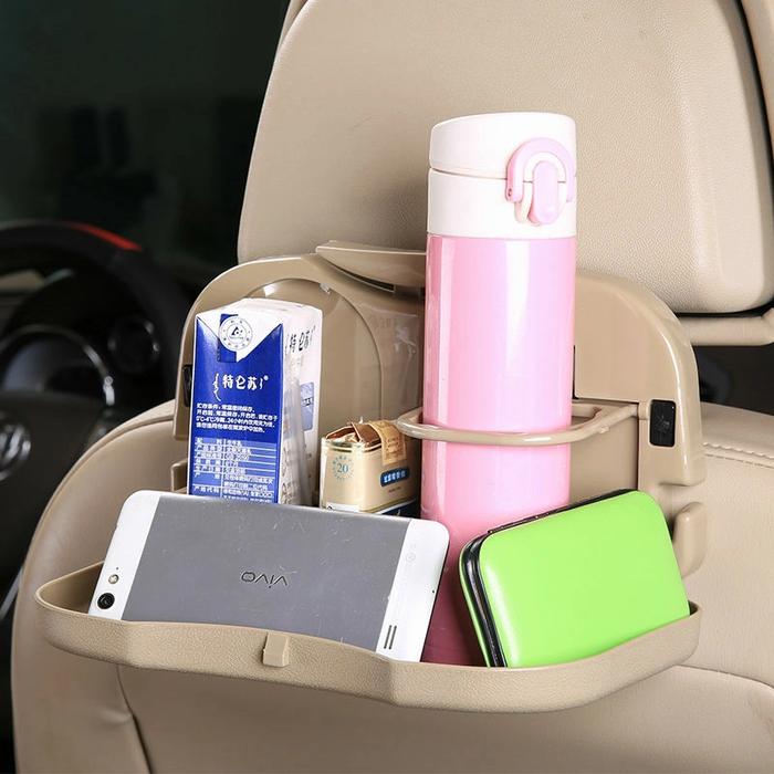 Gambar Car Multifunction Foldable Seat Back Table/Meja Lipat Mobil - Black dari mix medan undefined Tokopedia