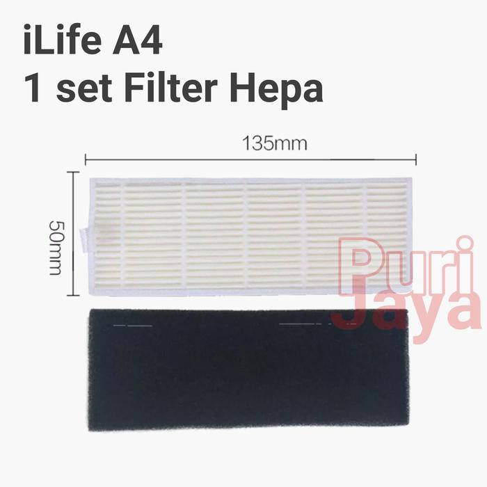 Gambar iLife Chuwi A4 Mop Brush Sikat Filter Robot Vacuum - 1 pc Filter dari Puri Denshi undefined 4 Tokopedia