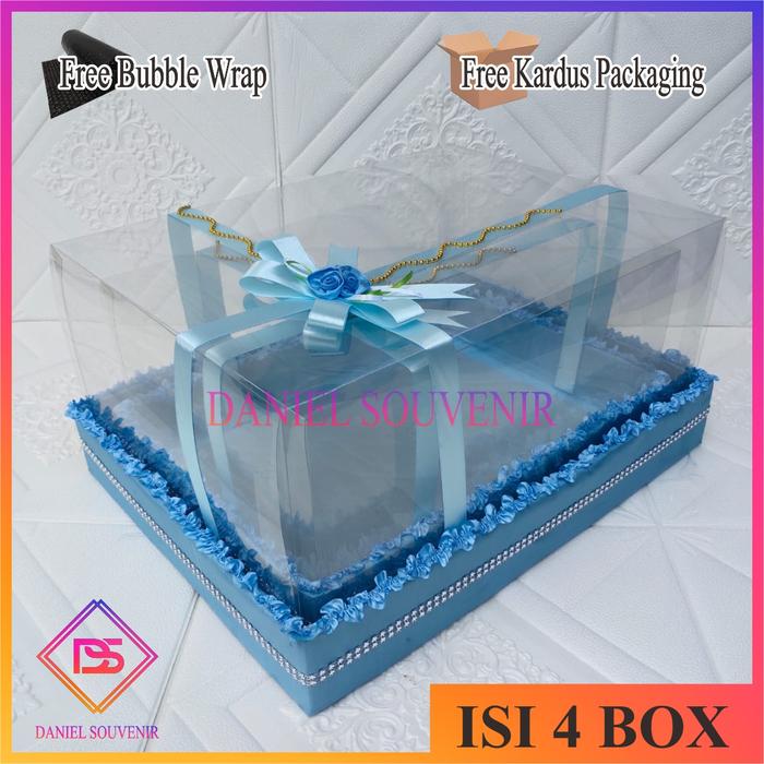 Gambar Kotak Seserahan Hantaran Pernikahan Box Tempat SESERAHAN - Biru Muda dari SENTANA STORE undefined Tokopedia