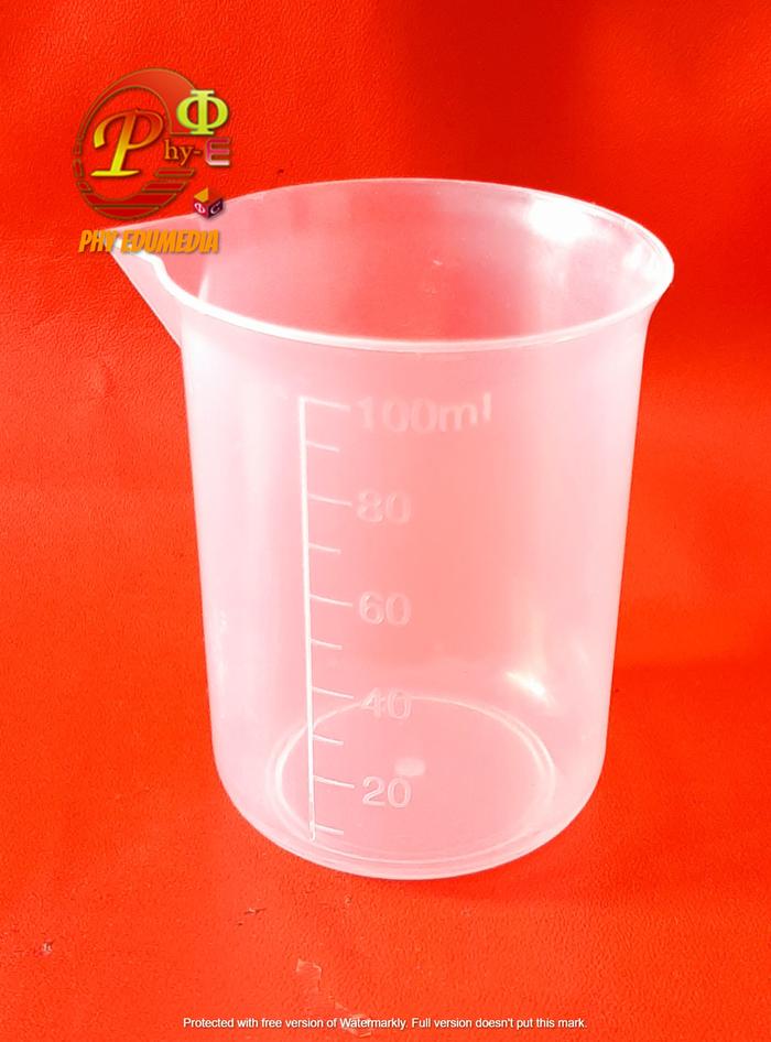 Gambar Beaker Plastik / Gelas Kimia Plastik / Beaker Laboratorium Plastik - Ukuran 100ml dari Phy Edumedia undefined Tokopedia