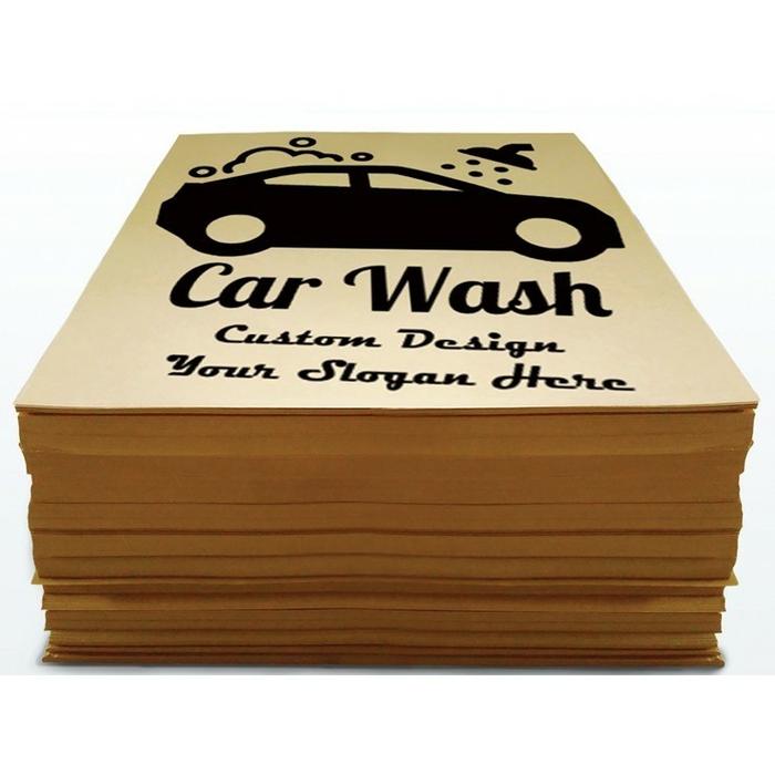 Gambar cetak kertas Alas kaki carwash / cuci mobil /Steam mobil samson coklat - ukuran 40x45cm dari Asyathiri Printing undefined Tokopedia