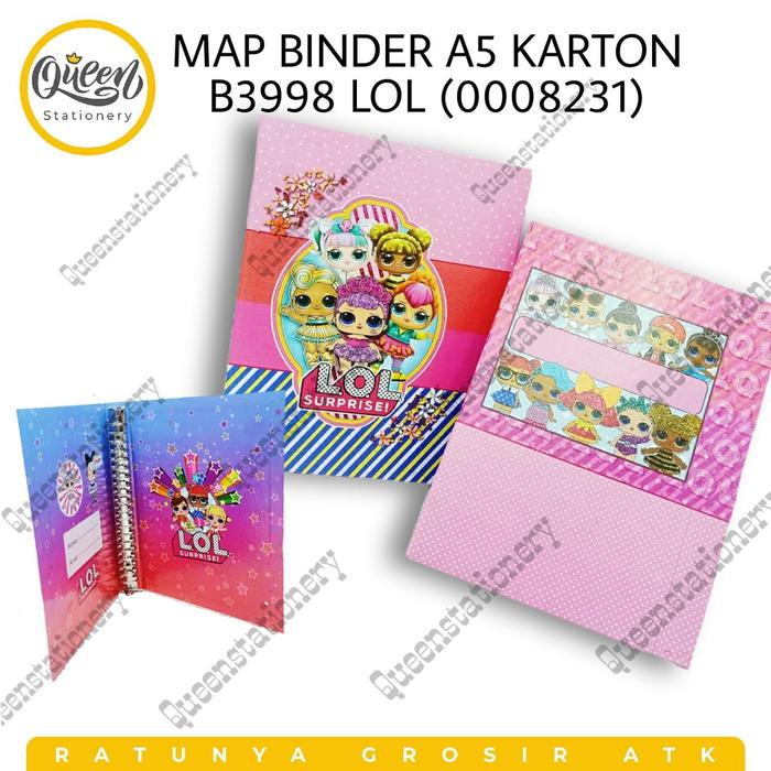 Gambar MAP BINDER A5 / BINDER / MAP BINDER KAMPUS / BINDER LOL - LOL dari queen.stationery undefined Tokopedia