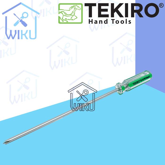 Jual Tekiro Obeng Kristal Plus PH2x150 Minus 6x150 mm Gagang Plastik 6 ...