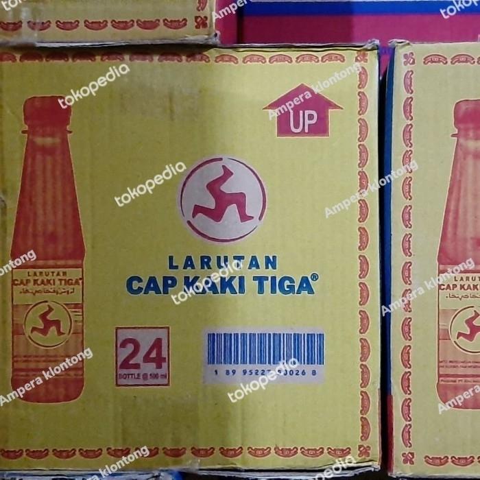 Gambar Larutan Cap Kaki Tiga Botol 500ml 1 Dus (24 botol) dari AMPERA KLONTONG undefined Tokopedia