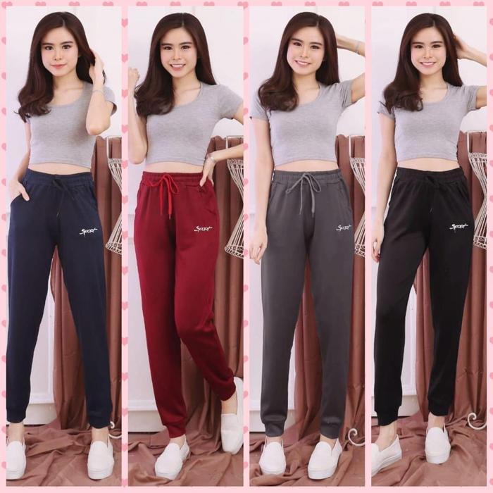 Gambar celana training wanita dari pakaian wanitaku undefined Tokopedia
