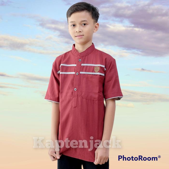 Gambar Baju Koko Anak Laki Laki Remaja Tanggung Umur 10 11 12 13 14 15 Tahun - marun pleret, 16 dari ARAKSA undefined Tokopedia