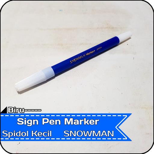 Gambar Spidol Snowman Kecil Hitam Merah Biru Kuning Hijau - Biru dari ATKDewikencana undefined Tokopedia