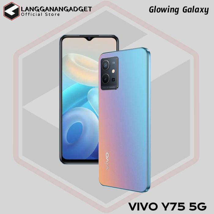 Gambar VIVO Y75 5G 12/128 Termurah • Garansi Resmi VIVO Indonesia • - Glowing Galaxy dari LanggananGadget undefined Tokopedia