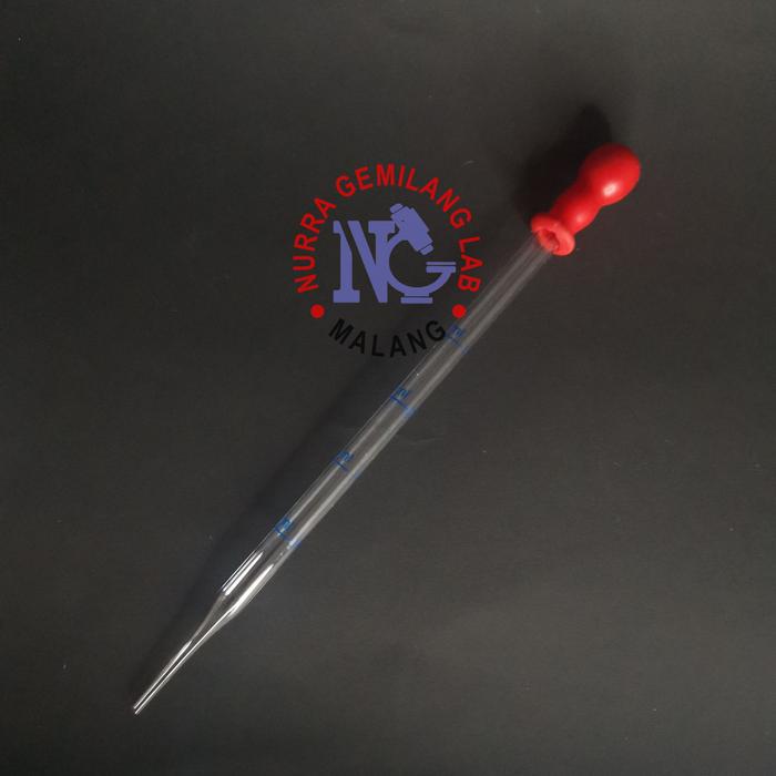 Gambar pipet tetes kaca berskala pipet ukur skala 2ml dari Ophin Alat Lab Alkes undefined Tokopedia